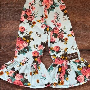 Matilda Jane Floral Ruffle Pants